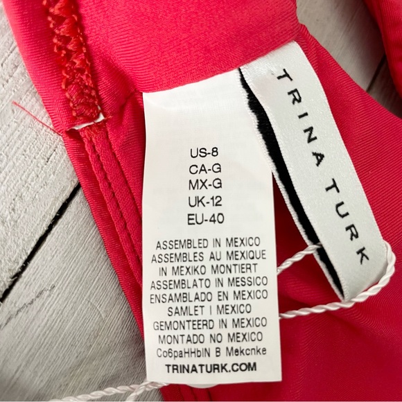 TRINA TURK Getaway Solid Cap Sleeve Bikini Top - Picture 10 of 12